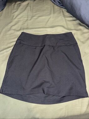 adidas Black skort + Nike golf shorts